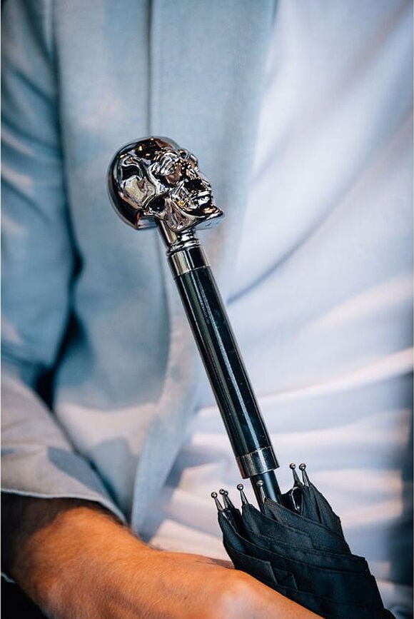 Smati Parapluie Skull, noir