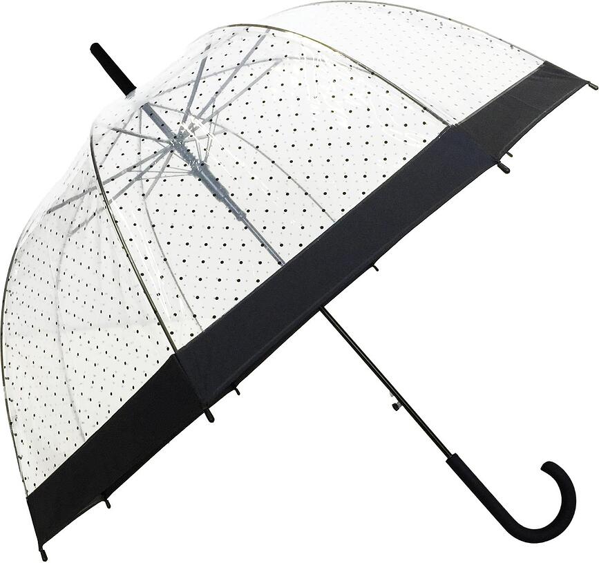 Smati Parapluie transparent, à pois