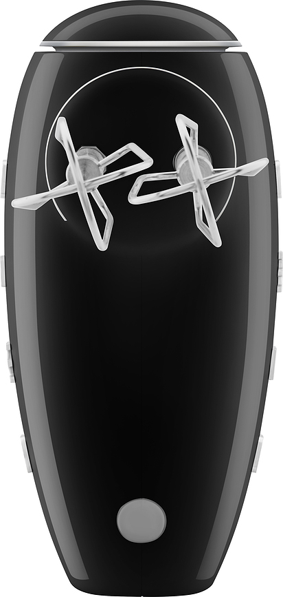 50's Style Batteur à Main, crème