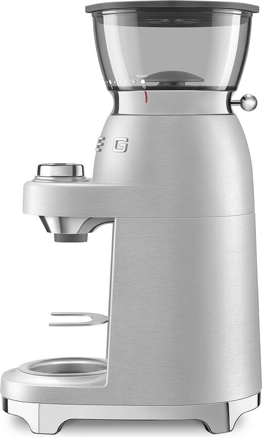 50's Style Električni mlinček za kavo, aluminijast