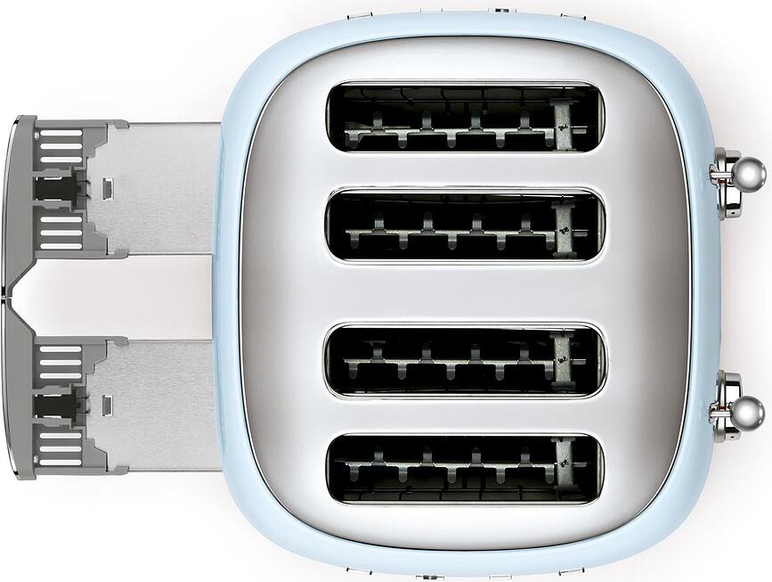 50's Style Grille-pain 4 fentes, crème