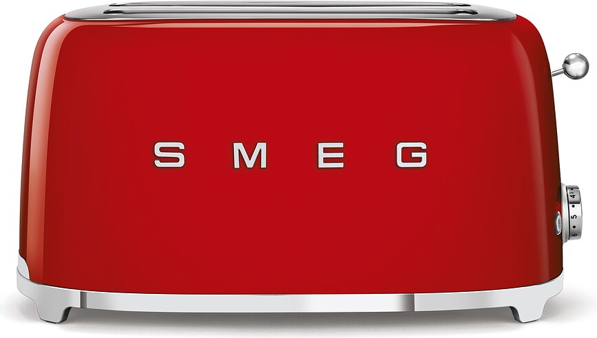 50's Style Grille-pain pour 4 tranches, rouge