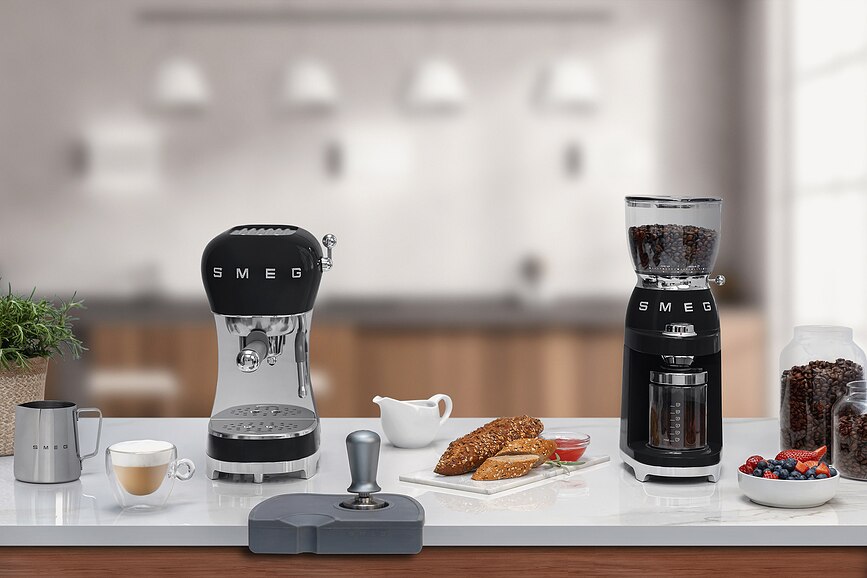 50's Style II Machine à Café, crème