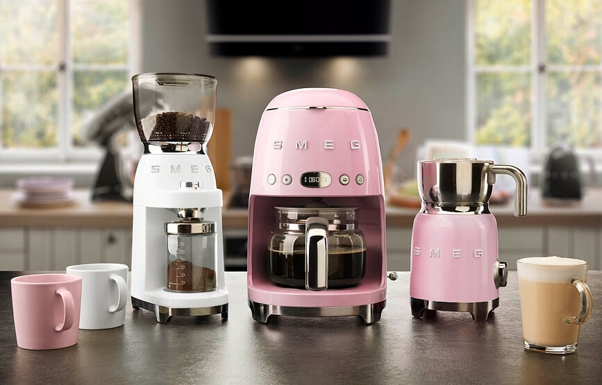 50's Style II Mlinac za kavu električni krem