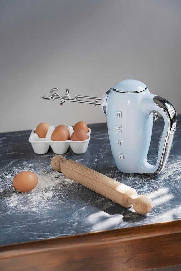 50's Style Μίξερ Χειρός, κρεμ