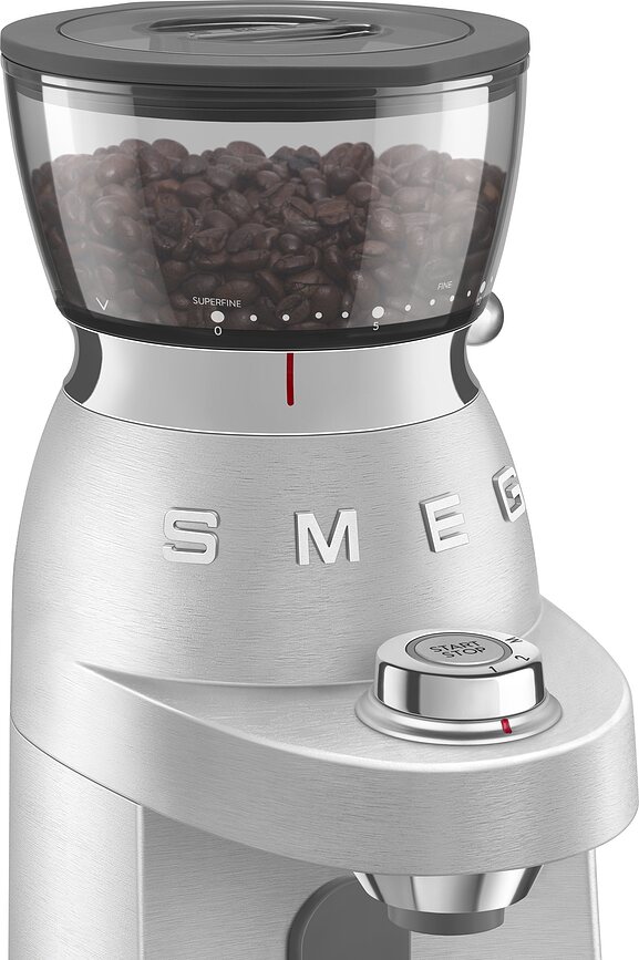 50's Style Mlinac za kavu električni aluminijski