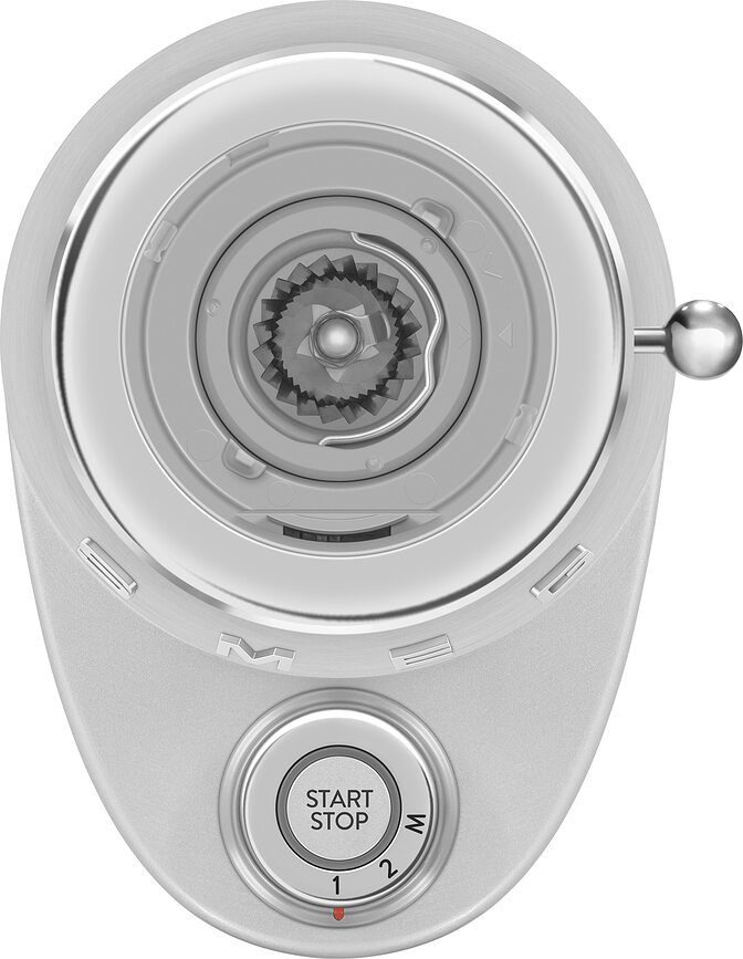 50's Style Μύλος Καφέ ηλεκτρικός, αλουμινένιος