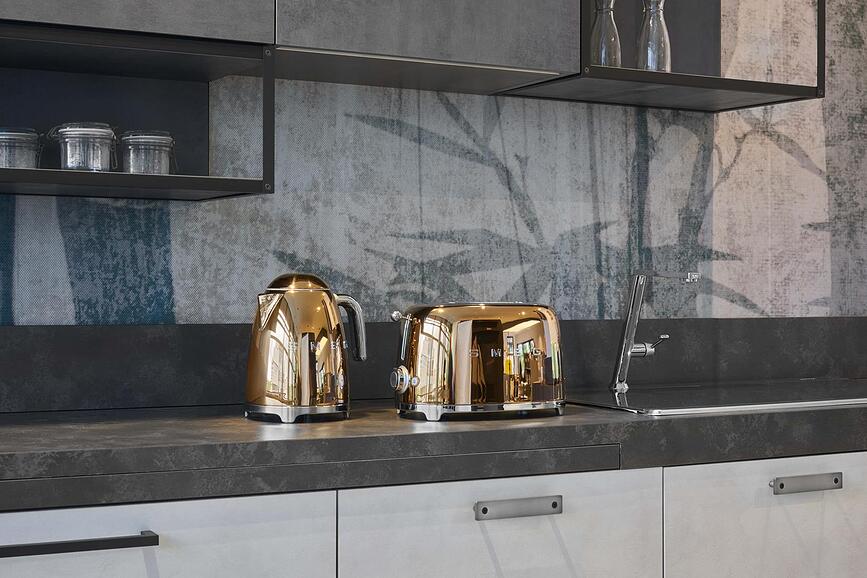 Opekač kruha za 2 rezini, stil 50. let, bel