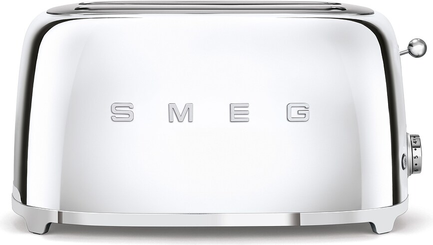 50's Style Toster za 4 kriške krom