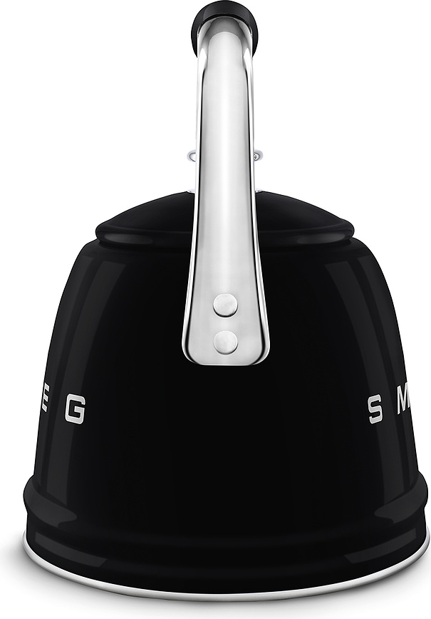 50's Style Τσαγιέρα με σφυρίχτρα, μαύρη