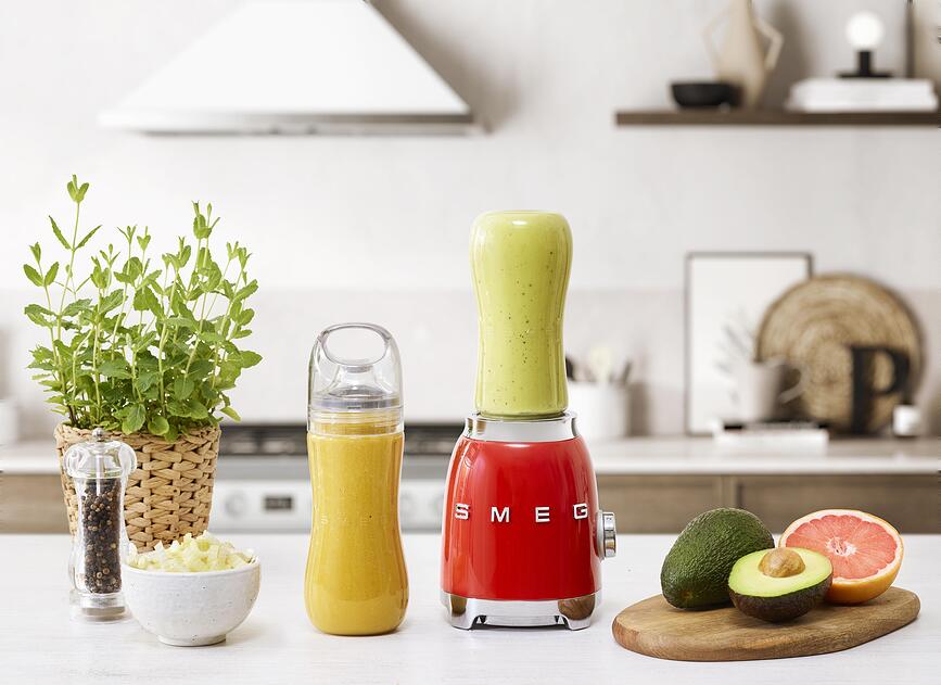 Blender Sport 50's Style sort med ekstra flaske
