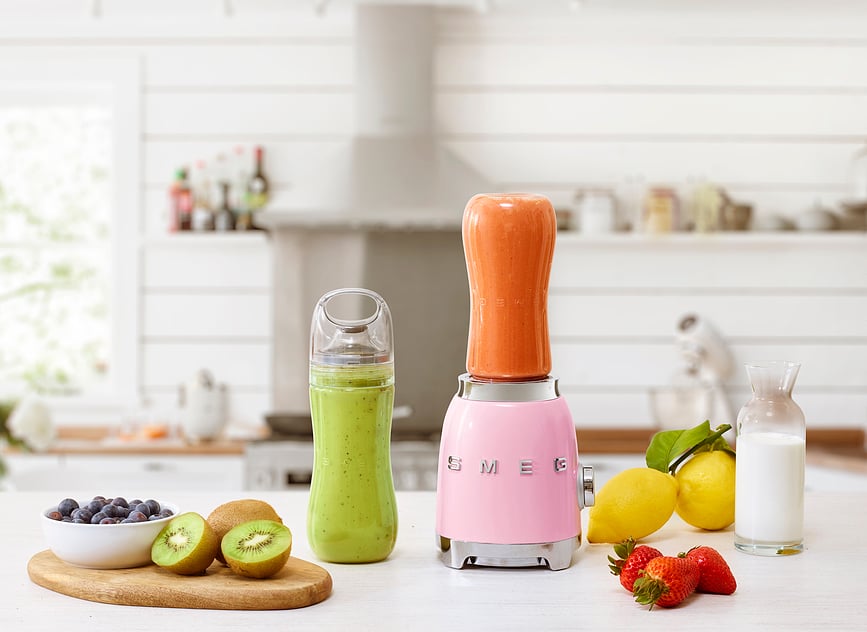 Blender Sport 50's Style sort med ekstra flaske