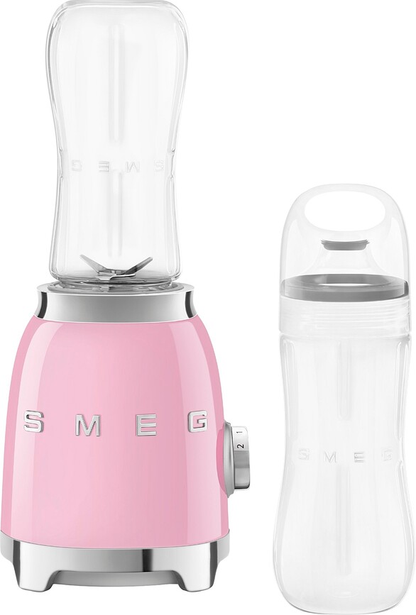 Blender Sport 50's Style pastelrosa med ekstra flaske