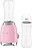 Blender Sport 50's Style pastelrosa med ekstra flaske