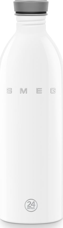 Bouteille d'eau Smeg x 24Bottles 1 L, blanche
