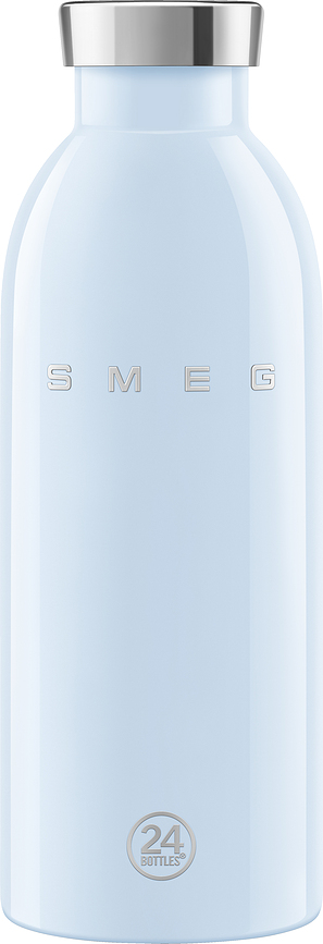 Bouteille isotherme Smeg x 24Bottles 500 ml, bleu pastel