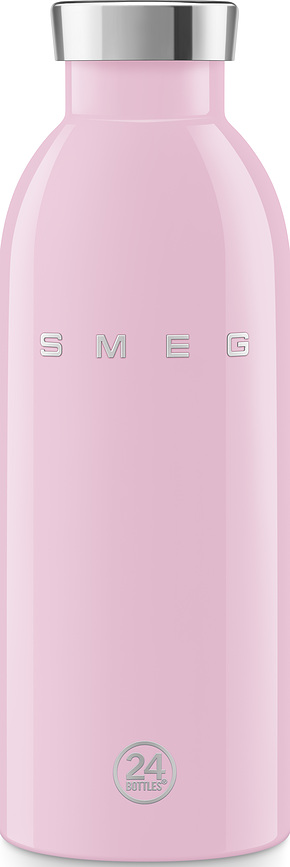 Bouteille isotherme Smeg x 24Bottles 500 ml, rose pastel
