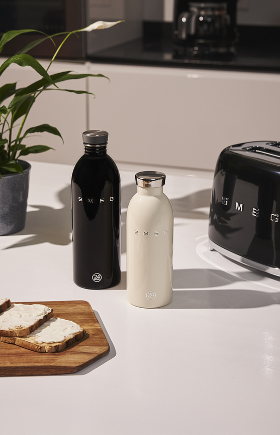 Bouteille isotherme Smeg x 24Bottles 500 ml, crème