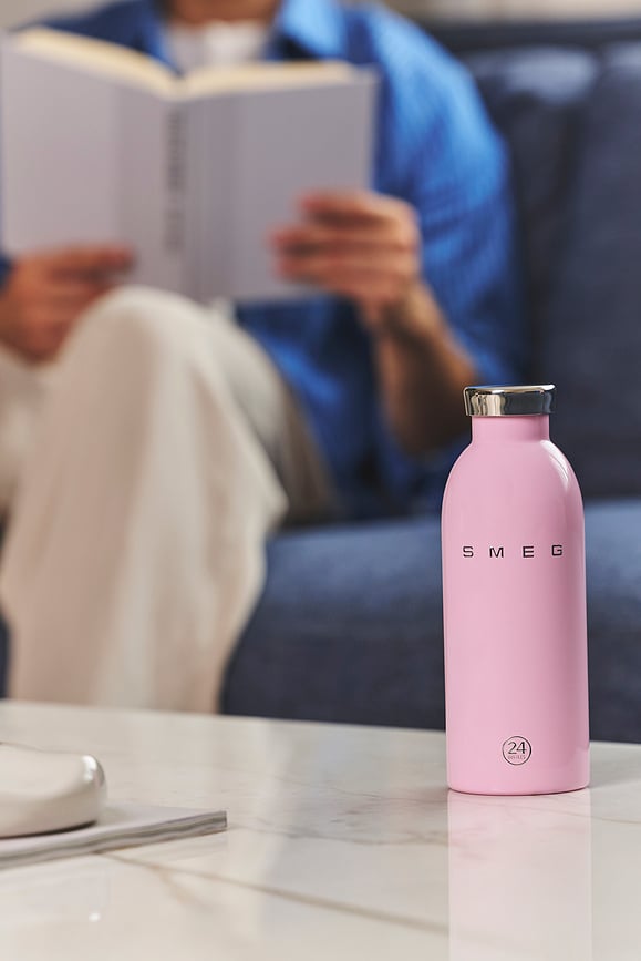 Bouteille isotherme Smeg x 24Bottles 500 ml, crème