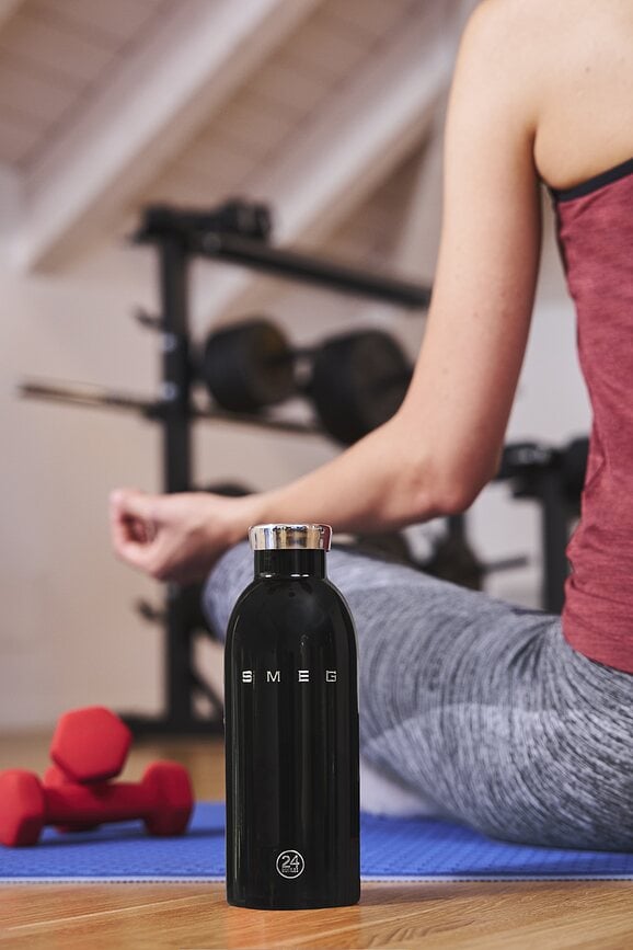 Bouteille isotherme Smeg x 24Bottles 500 ml, crème