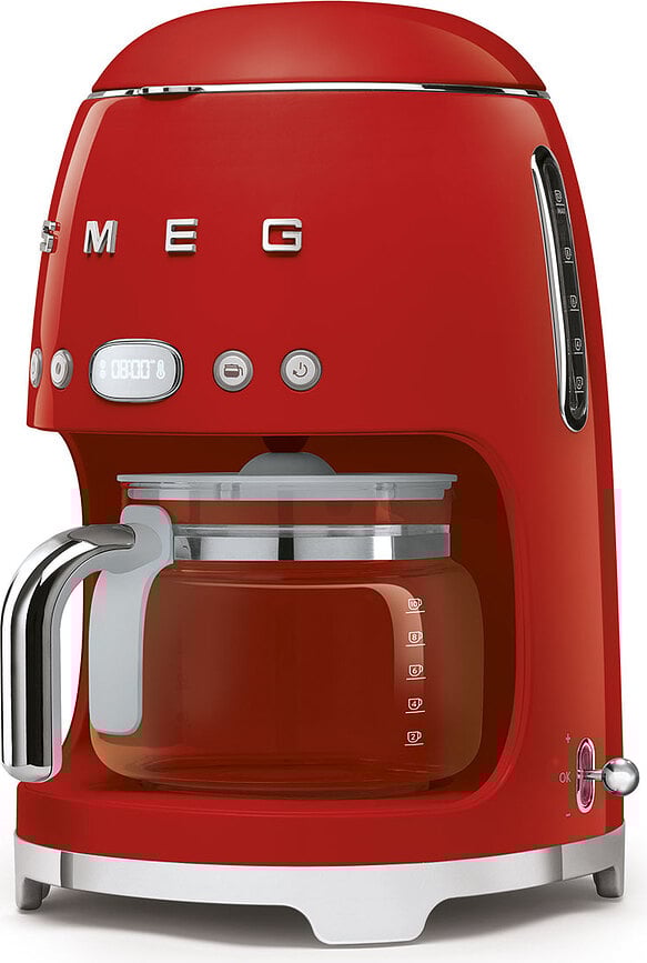 Cafetera de Goteo 50's Style DCF02, roja