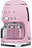 Cafetera de Goteo Estilo 50's DCF02, rosa pastel