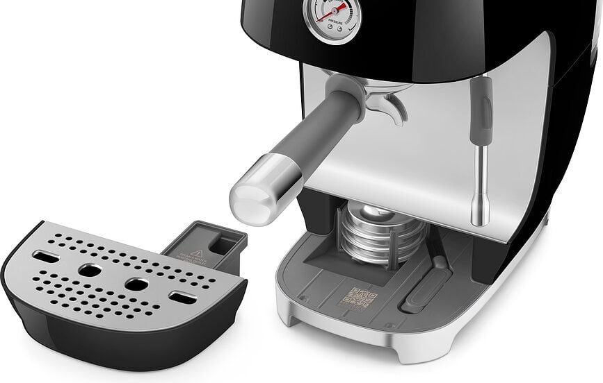 Cafetera espresso con función Cold Brew 50's Style, verde pastel