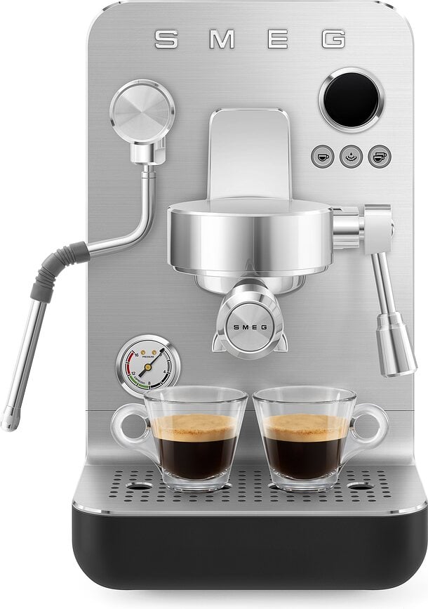 Cafetera Espresso Smeg, blanco mate