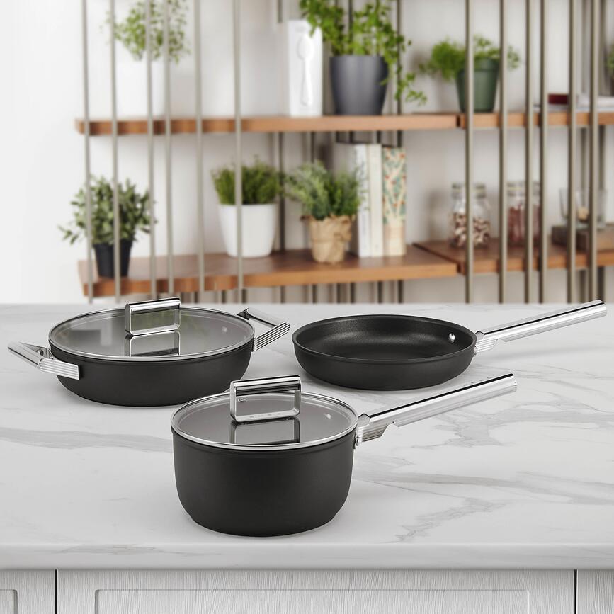 Cazo 50's Style 20 cm, negro