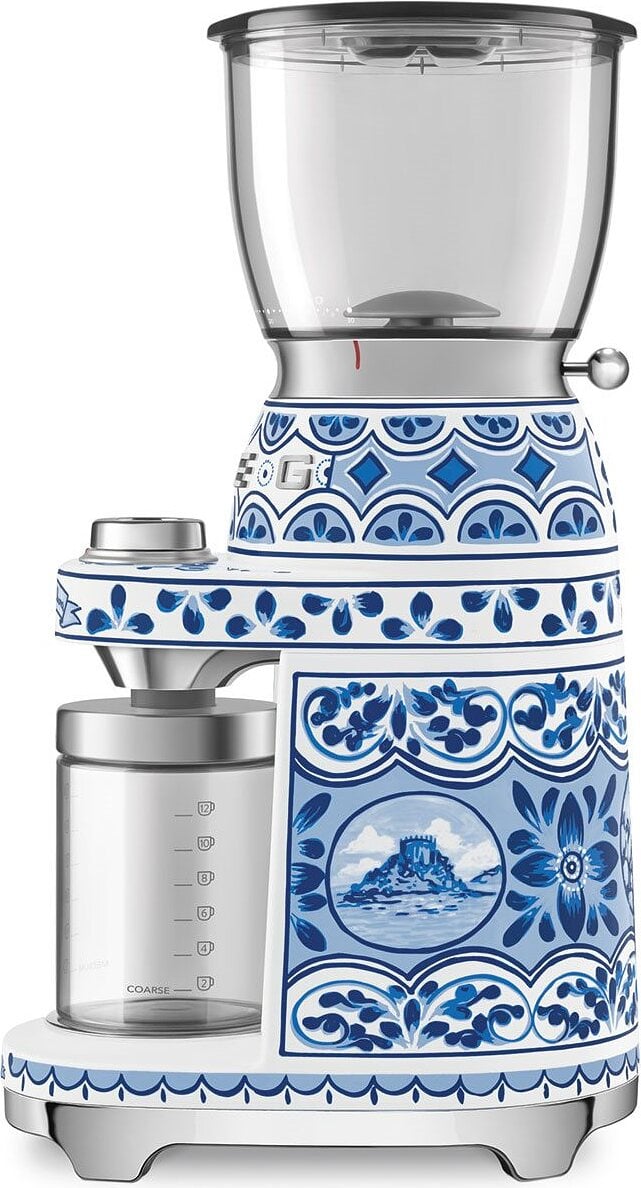 D&G Blu Mediterraneo Milk steamer - Smeg MFA01DGBEU