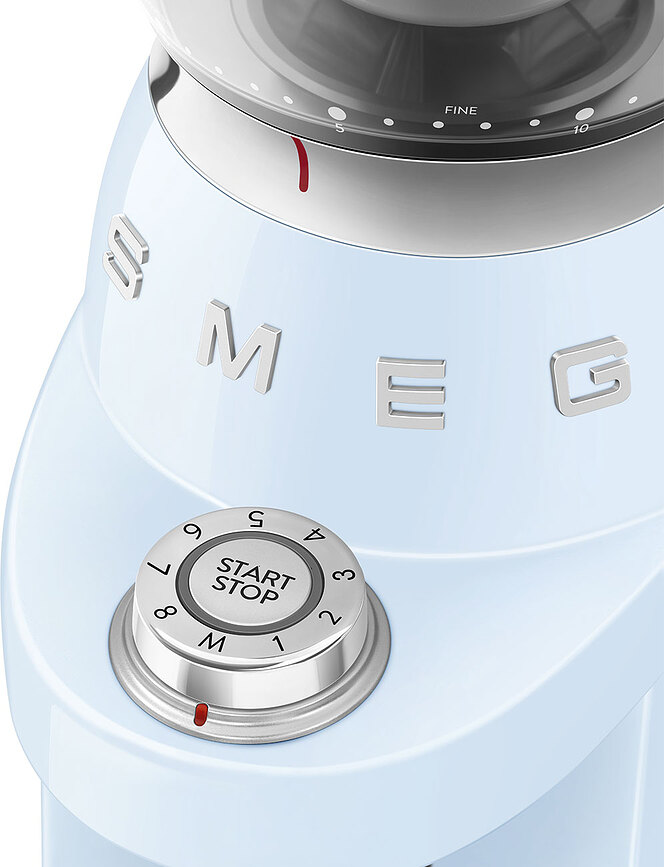 Elektrický mlýnek na kávu 50's Style III, bílý