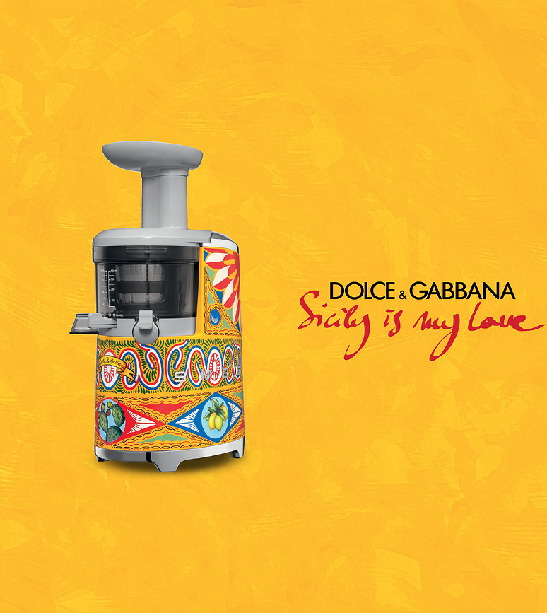 Extractor de Zumo de prensado lento D&G Sicily is My Love