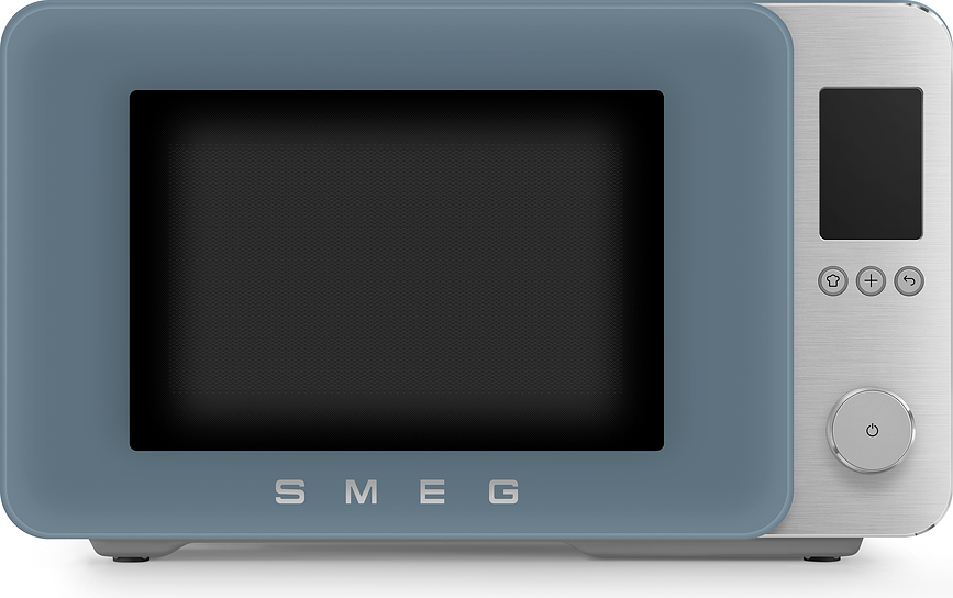 Four à micro-ondes autonome avec fonction four 9-en-1 Collezione, bleu-gris