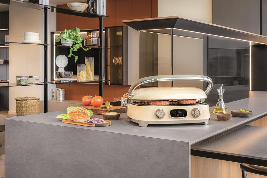 Grill elektryczny wielofunkcyjny 50's Style czarny