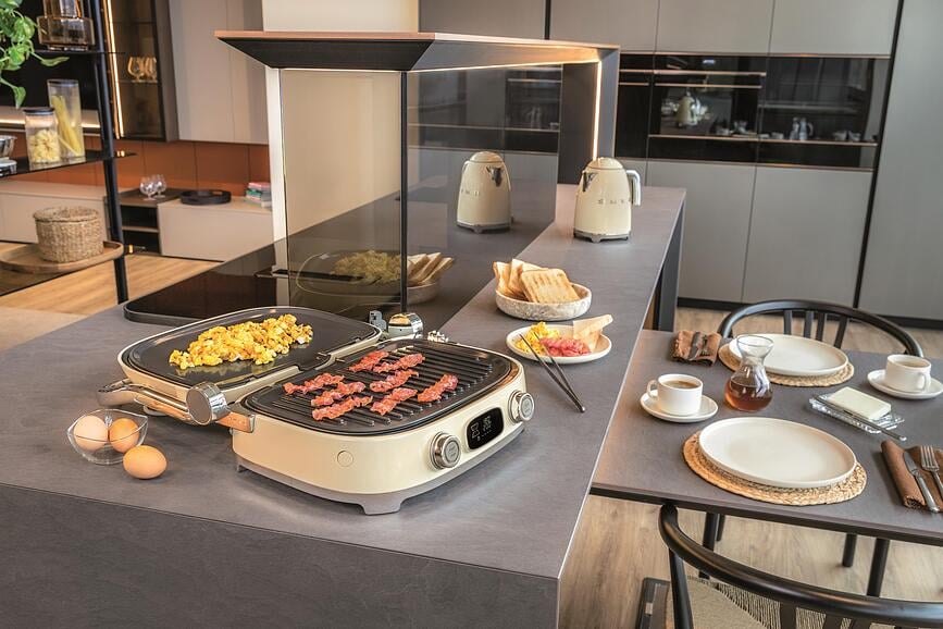 Grill elektryczny wielofunkcyjny 50's Style czarny