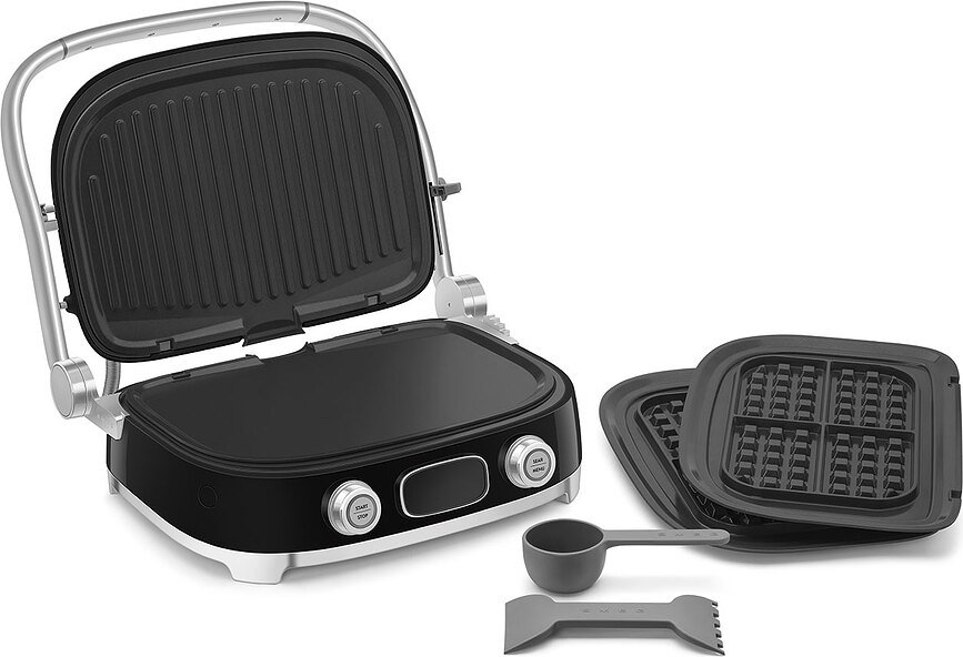 Grill elettrico multifunzione 50's Style nero