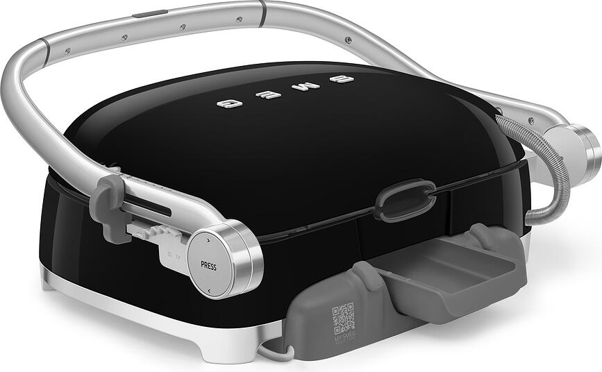 Grill elettrico multifunzione 50's Style nero