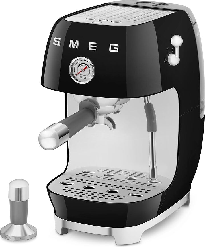 Machine à expresso à levier avec fonction Cold Brew 50's Style, vert pastel