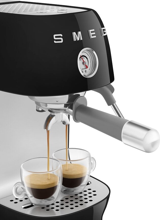 Machine à expresso à levier avec fonction Cold Brew 50's Style, vert pastel