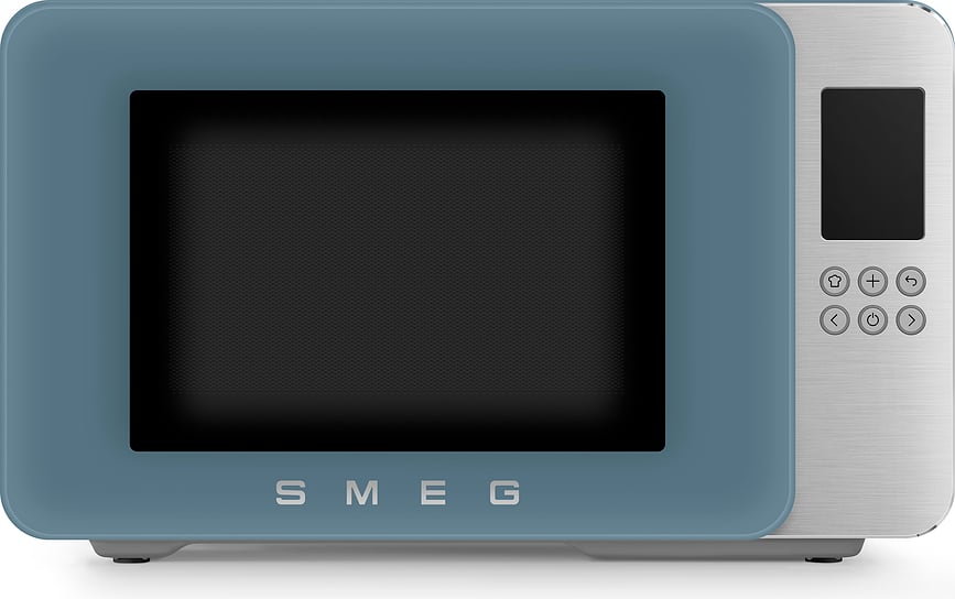 Micro-ondes pose libre avec fonction gril Collezione, bleu-gris