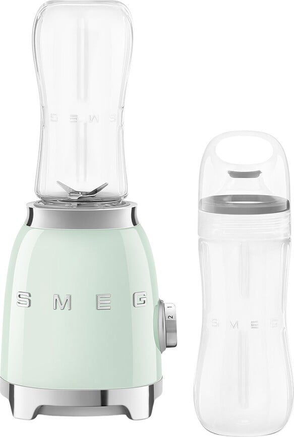 Mixeur Sport 50's Style vert pastel avec bouteille supplémentaire