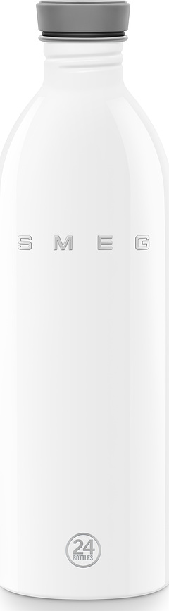 Пляшка для води Smeg x 24Bottles 1 л, біла