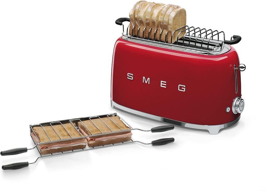 Rejilla para calentar pan 50's Style TSF02, para tostadoras de 4 rebanadas