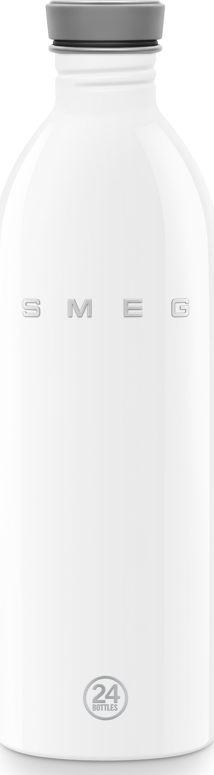 Smeg x 24Bottles Wasserflasche 1 l, weiß
