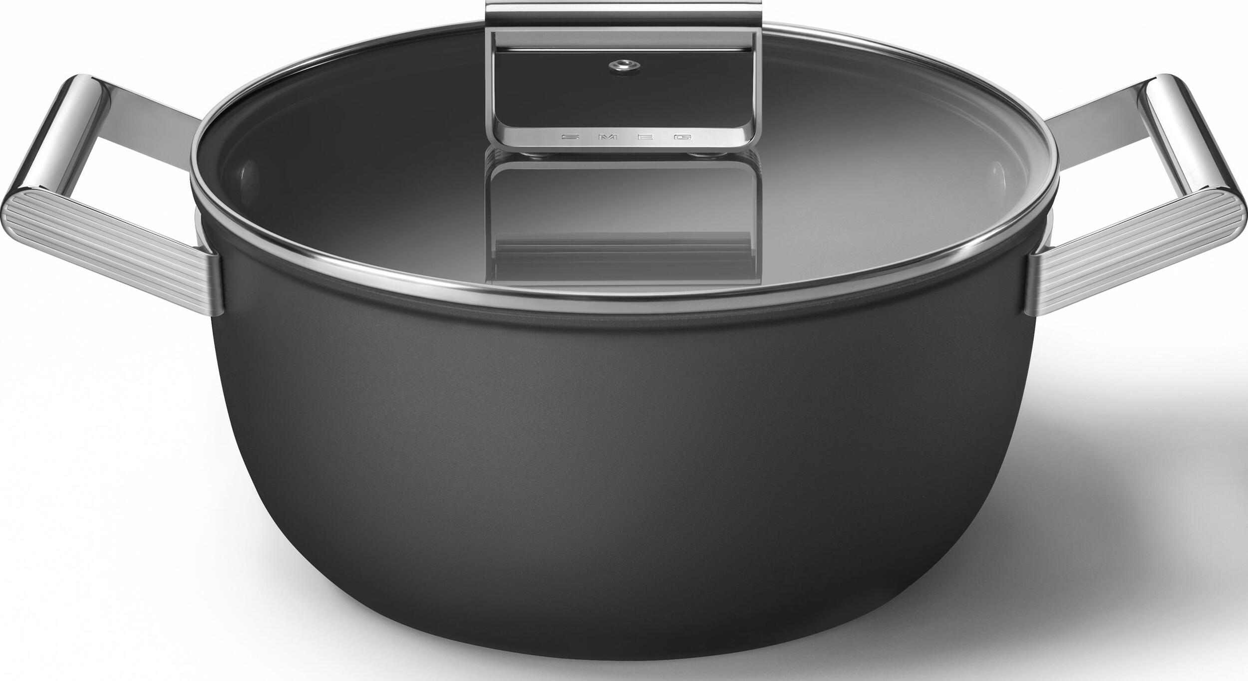 Topf 50's Style II 24 cm, schwarz