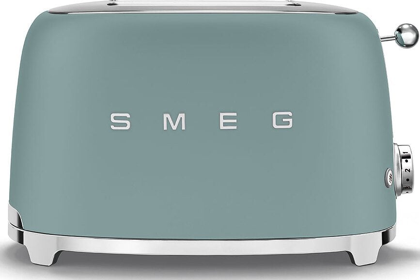 Tostadora 50's Style, para 2 rebanadas, verde esmeralda mate