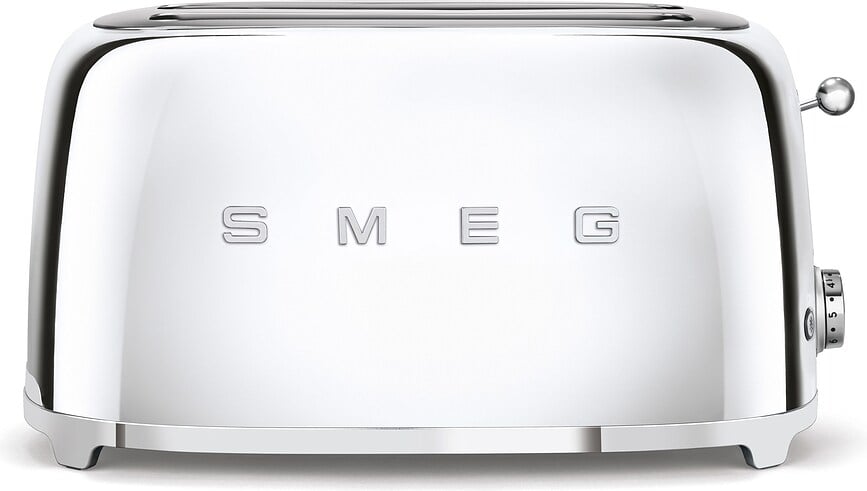 Tostadora cromada 50's Style, para 4 rebanadas