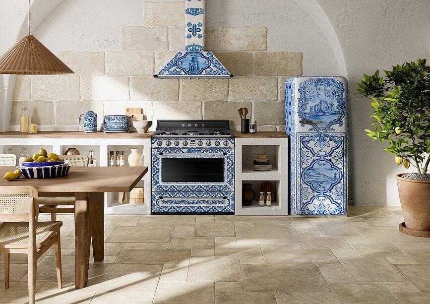 Tostadora de 2 ranuras D&G Blu Mediterraneo