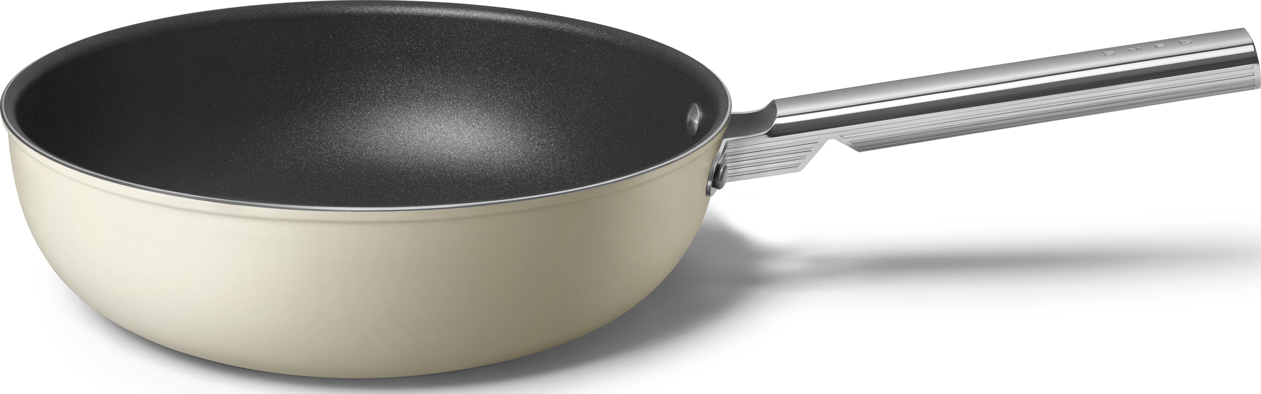 Wok 50's Style 30 cm kremowy