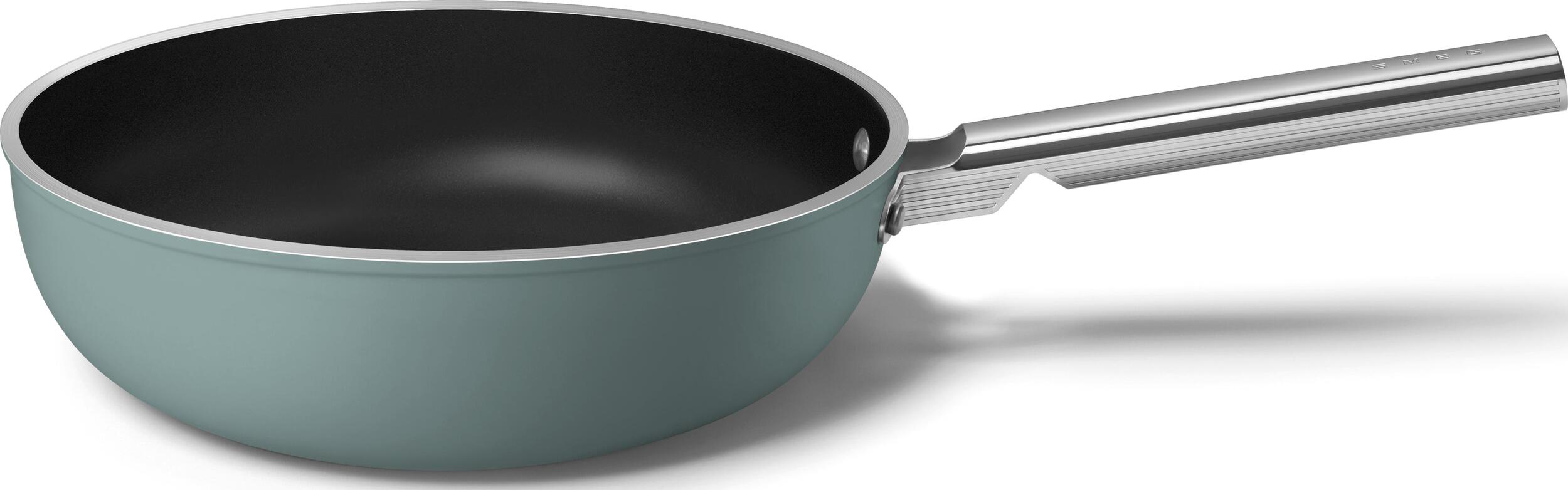 Wok 50's Style II 30 cm, smaragdgrün